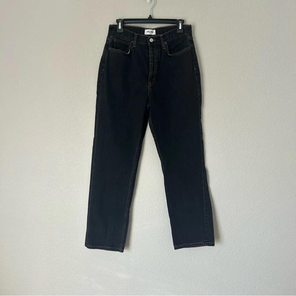 Still Here Childhood Jeans in Burgundy and Washed Black - Picture 3 of 8